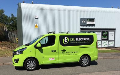 Funky New CEL Electrical Vans Out On The Road