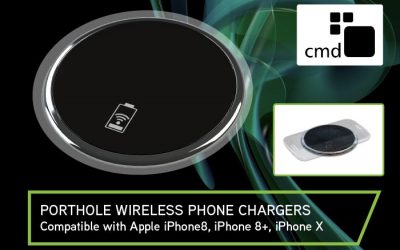 PORTHOLE QI WIRELESS INDUCTION CHARGER