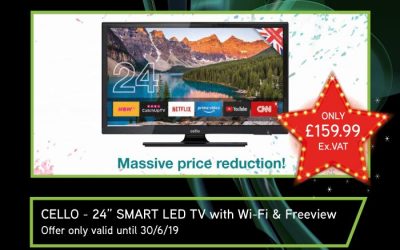CEL Electrical Offer – CELLO 24″ Smart TV
