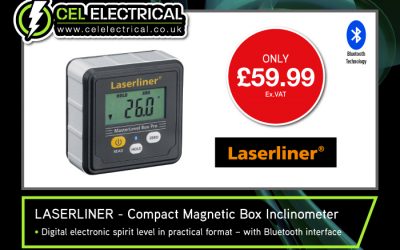 Laserline Compact Magnetic Box Inclinometer – Bluetooth