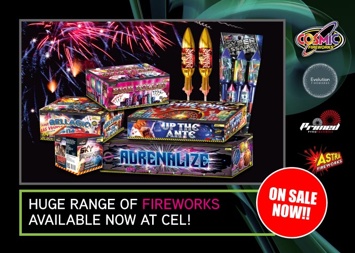 Fireworks On Sale Now at CEL