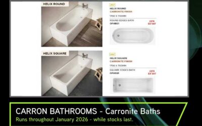 Carron Bathrooms – Helix Carronite Bath Offer